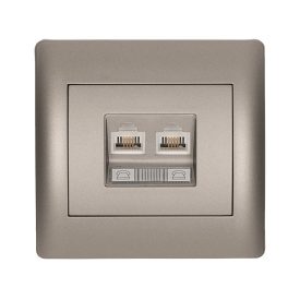 Rhyme telefon dupla aljzat szürke metál Elmark