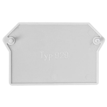 Távtartó terminál blokkokhoz, 2,5–4 mm² halogénmentes PA66 UL94 Elmark