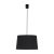 Maja 1xE27 fekete függeszték TK Lighting