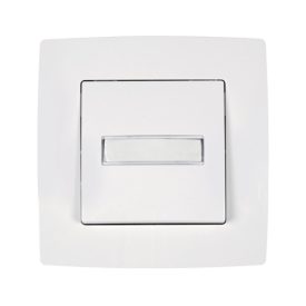 City csengőkapcsoló fénnyel fehér Elmark