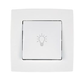 City nyomógomb fehér Elmark