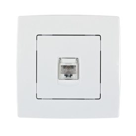 City telefon aljzat RJ11 fehér Elmark