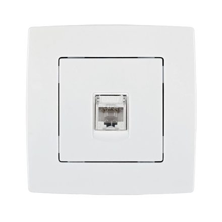 City számítógép aljzat RJ45 CAT5E fehér Elmark