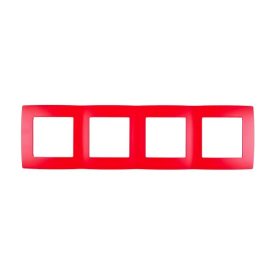 City négyes keret piros Elmark