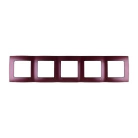 City ötös keret bordó metál Elmark