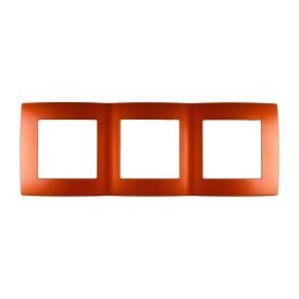 City hármas keret narancs metál Elmark