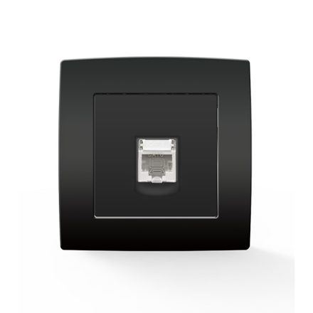 City számítógép aljzat RJ45 CAT6E antracit Elmark