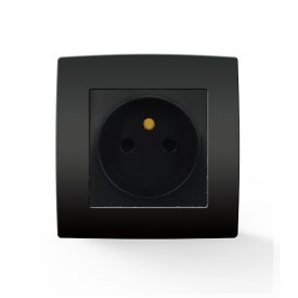 City francia típusú dugalj antracit Elmark