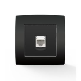 City számítógép aljzat RJ45 CAT5E antracit Elmark