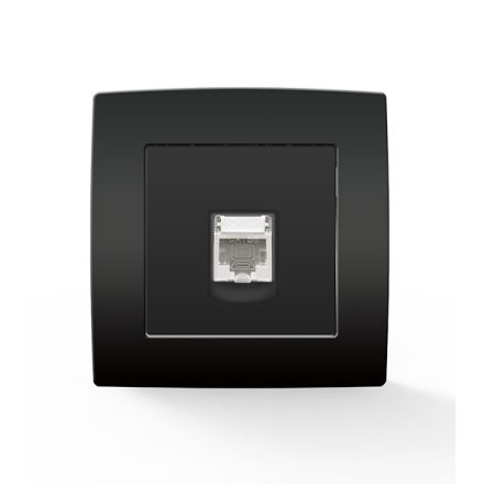 City számítógép aljzat RJ45 CAT5E antracit Elmark