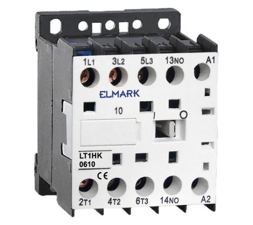 Kisfeszültségű kontaktor LT1-K 6A 400V 1NO Elmark