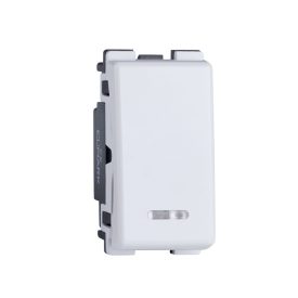 Lecce fehér jelzőfényes egy pólusú kapcsoló Elmark