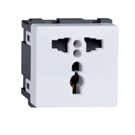 Lecce univerzális dugalj 13A fehér Elmark