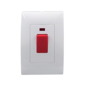 Lecce kétpólusú kapcsoló 45A fehér Elmark