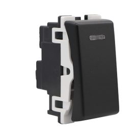 Lecce antracit jelzőfényes egy pólusú kapcsoló Elmark