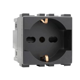 Lecce olasz típusú dugalj antracit Elmark