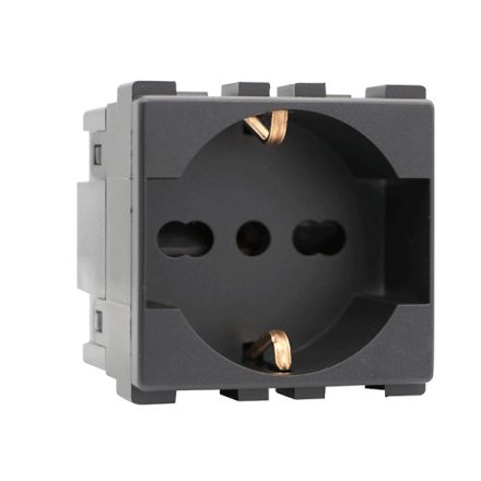 Lecce olasz típusú dugalj antracit Elmark