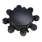 Csatlakozódoboz 8 bemenet 450VAC 24A IP68 Elmark