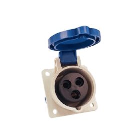   Süllyesztett ipari dugalj HT-413 16A IP44 1P+N+E 230V Elmark