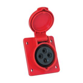 Süllyesztett ipari dugalj HT-414 16A IP44 3P+E 400V Elmark