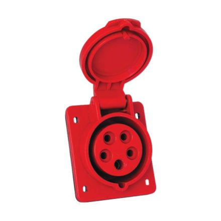 Süllyesztett ipari dugalj HT-425 32A IP44 3P+N+E 400V Elmark