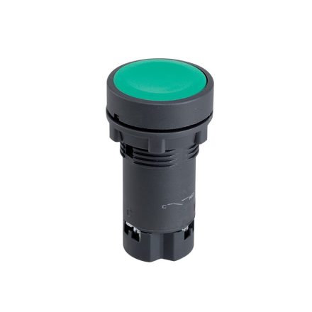 Nyomógomb EL-EA31 1NО zöld Elmark