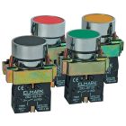 Ipari nyomógomb EL2-BA 61 NO kék Elmark