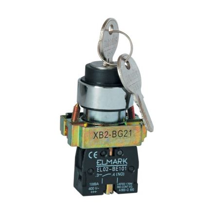 Kulcsos kapcsoló két állású 21 1NO Elmark