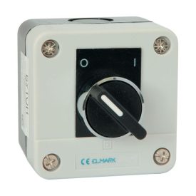 Forgócsapos kapcsoló tokozattal B134 1NO FEKETE Elmark