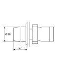 Hárompozíciós kapcsoló BD 33 2NO fekete Elmark