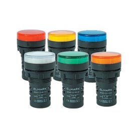 LED jelzőlámpa AD56D-22-B-110 KÉK 22mm 110V AC Elmark