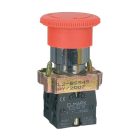 Gombafejes nyomógomb BS 545 1NC+1NO PIROS Elmark