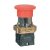 Gombafejes nyomógomb BS 545 1NC+1NO PIROS Elmark