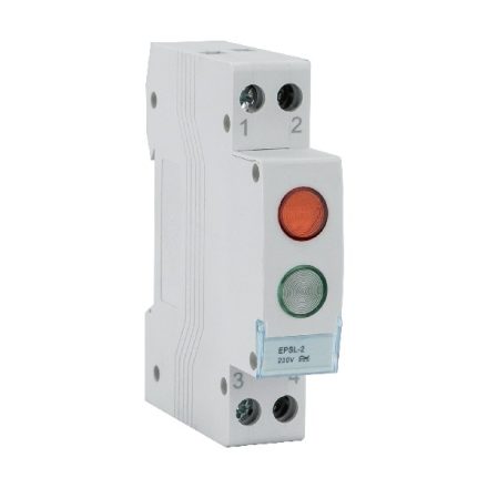 Jelzőlámpa ELD-RG-DIN zöld/piros Elmark