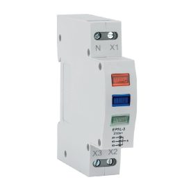 Jelzőlámpa ELD-RGB-DIN zöld/piros/kék Elmark