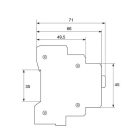 Jelzőlámpa ELD-RGB-DIN zöld/piros/kék Elmark