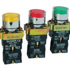 LED-es nyomógomb BW 3671 24V KÉK Elmark