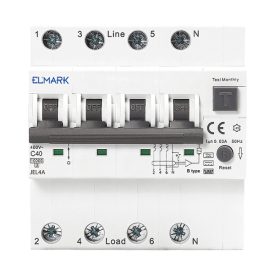   Elektronikus áramvédő kapcsoló JEL4A 6kA 4P 16A/30mA Elmark