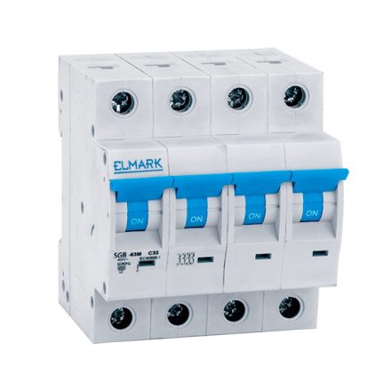 Kismegszakító C64N 2A 4P 6kA B Elmark