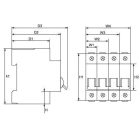 Szakaszoló kapcsoló ISS 4P/100A Elmark