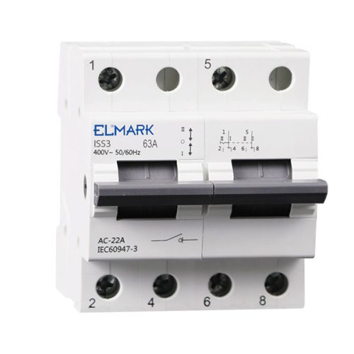  Changeover switch 1-0-2 2P/125A Elmark