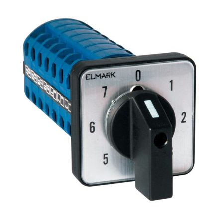 Forgókapcsoló LW26-20 20A 4.I7168/7 20A, 7 szint,8 pozíciós Elmark