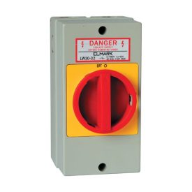   Forgókapcsoló LW30-32 32A 3P zárható vízhatlan burkolattal Elmark