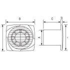 Ventilátor AF D120V szeleppel Elmark