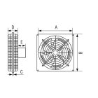 Ipari ventilátor Ø200 Elmark