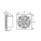 Ipari ventilátor Ø200 Elmark