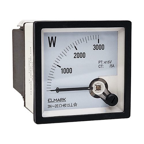 Wattmérő 0-3000W 3P 4LINE Elmark