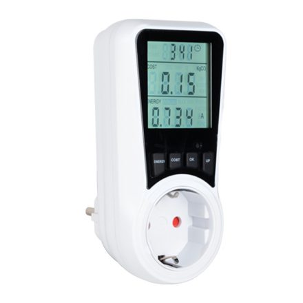 LCD kijelzővel ellátott teljesítmény mérő 16А Elmark