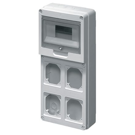 Ipari elosztó függőleges 4 dugalj 8 modul Elmark