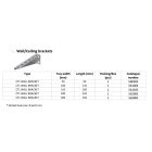 CT1 fali tartó konzol L:50 Elmark